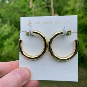 KENDRA SCOTT • Colette Gold Hoop Earrings